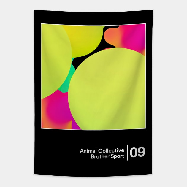 Animal Collective / Minimal Graphic Design Tribute Tapestry by saudade