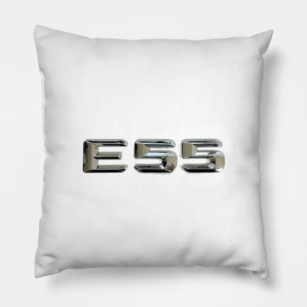 Mercedes-Benz E55 W211 Emblem Pillow by PauHanaDesign