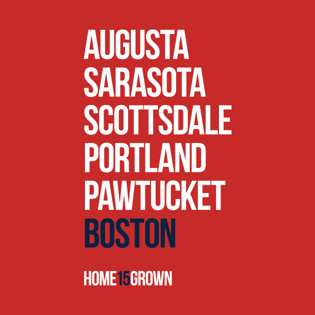 Disover "Homegrown Series" Boston: Pedey - Fenway Park - T-Shirt