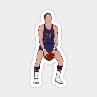 Rick Barry Free Throw Magnet