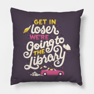 We're Going to the Library Pillow