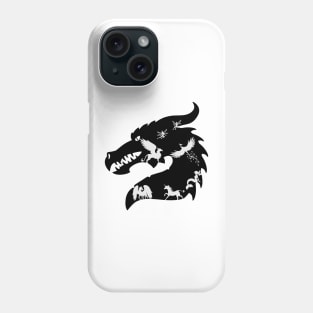 Mythical Creatures In A Dragon Head Phone Case