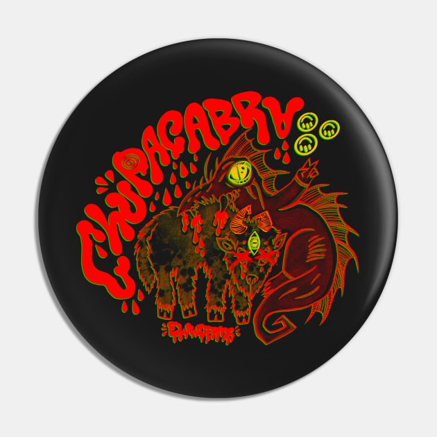 Chuupaacabraa - Retro Pin by EwwGerms