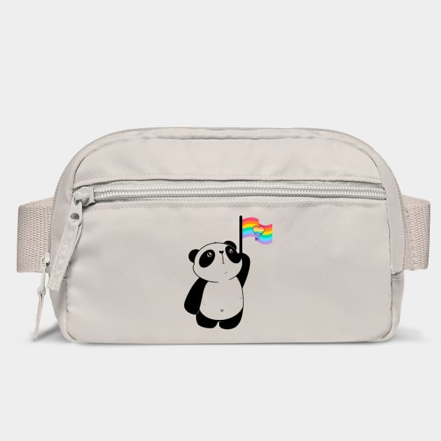 Rainbow Flag Panda by Luxinda