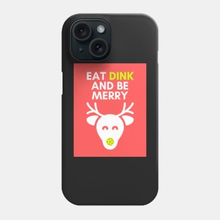 Funny Pickleball Christmas Design Phone Case