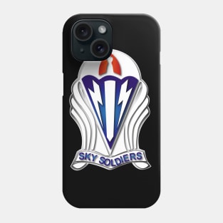 173rd Airborne Brigade - DUI wo Txt Phone Case