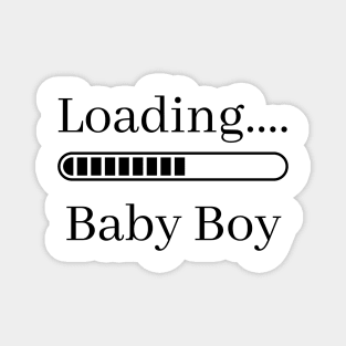 Baby Boy Loading Magnet