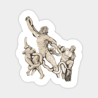 Laocoon and his Sons Colored Magnet