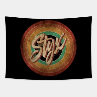 Styx Vintage Circle Art Tapestry