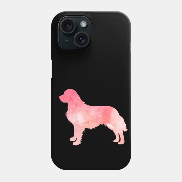 Pink Golden Retriever Phone Case by TheJollyMarten