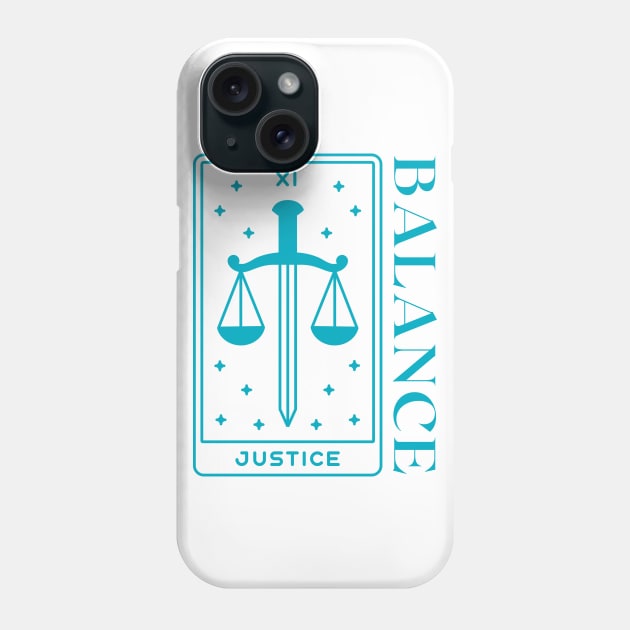 Libra Energy Justice & Balance Phone Case by Benny Merch Pearl