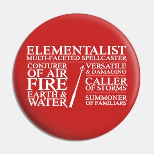 Elementalist Pin