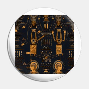 Ancient Egyptian Pattern 8 Pin