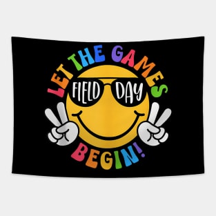 Field Day Let The Games Begin 2024 Kids Boys Girls Teachers Tapestry