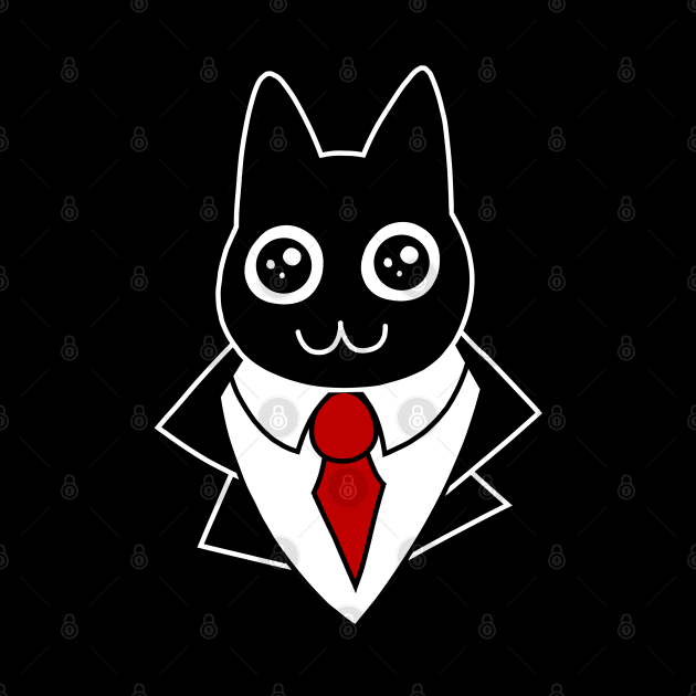 Cat in Suit by pako-valor