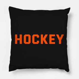 HOCKEY PLAYER JERSEY TEXT Pillow