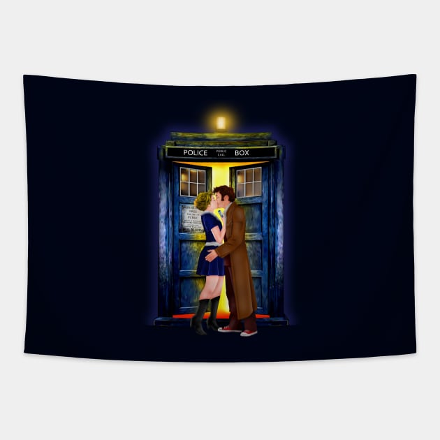 The Last Kiss from 10th Doctor Tapestry by Dezigner007