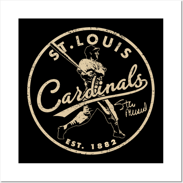 St Louis Cardinals 1953 Program Poster #2, Stan Musial Unique Wall Art Gift