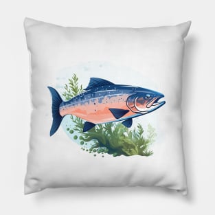 Pacific Northwest Salmon Pillow