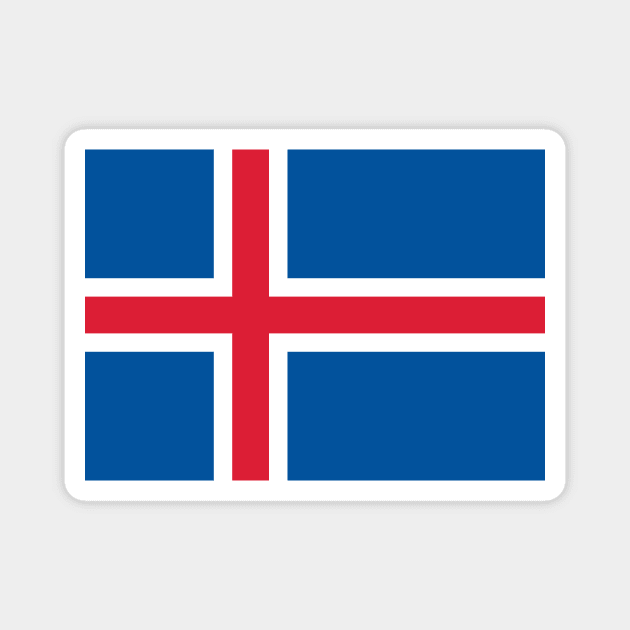 Iceland flag Magnet by icelandtshirts
