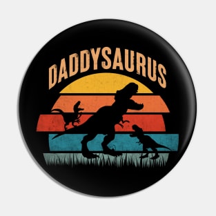 Daddysaurus Rex: Celebrating Family Togetherness with Three Playful Dinosaurs Pin