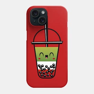 Strawberry Matcha Latte Phone Case