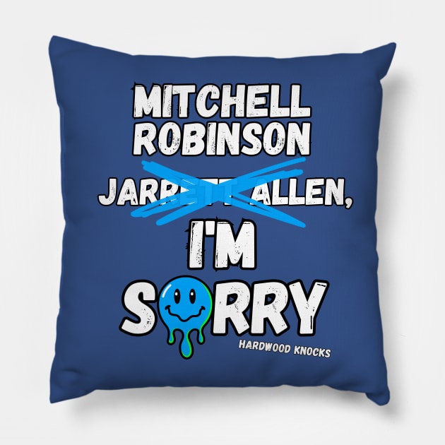 Mitchell Robinson, I'm Sorry Pillow by hardwoodknocks