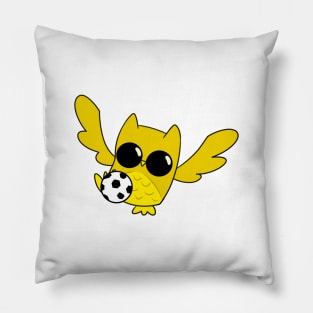 owl soccer time Pillow