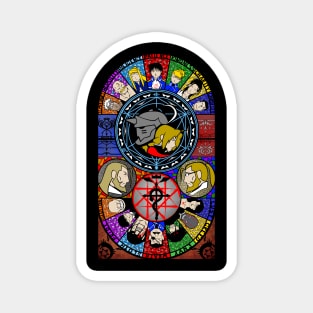 Fullmetal Alchemist Stained Glass Magnet