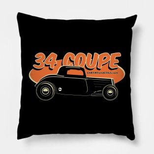 34 Coupe Hot Rod Pillow