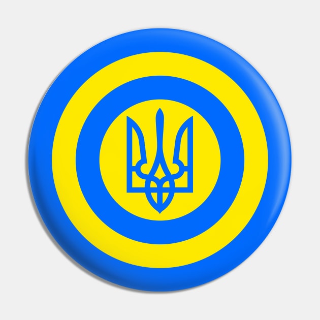 Captain Ukraine Pin by Vladimir Zevenckih