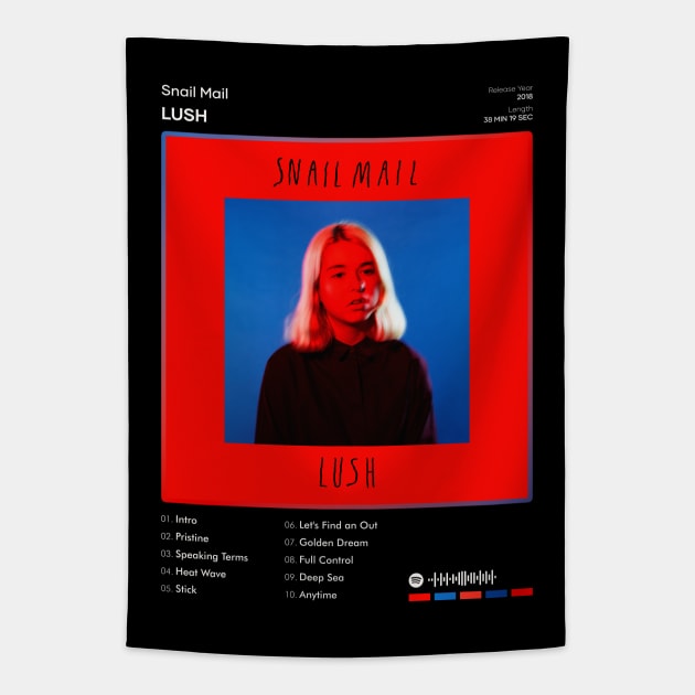 Snail Mail - Lush Tracklist Album Tapestry by 80sRetro
