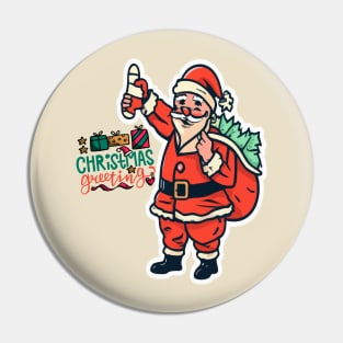 Christmas Greetings Pin