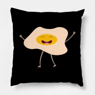 Sunny Side Up Egg Cartoon Pillow