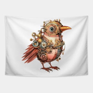 Steampunk Bird Tapestry