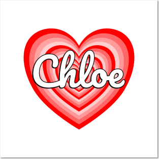 CHLOE NAME DESIGN Poster for Sale by Slepowronski