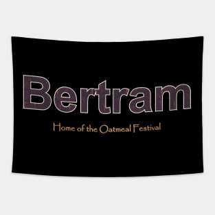 Bertram Grunge Text Tapestry