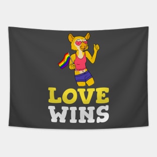 Love Wins Tapestry