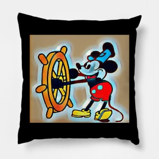 steamboat willie Pillow