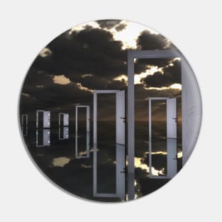 Doors in the sky Pin