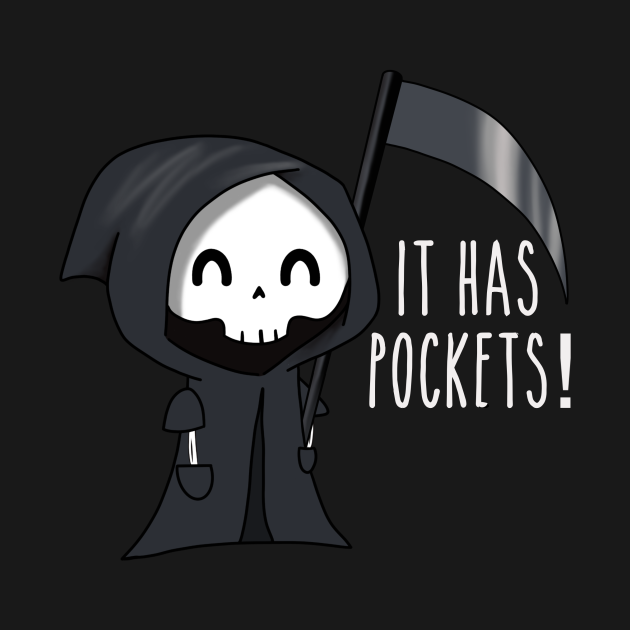 Cute Grim Reaper - Grim Reaper - T-Shirt | TeePublic