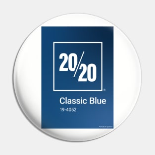 2020 Deep Blue Gradient Pin