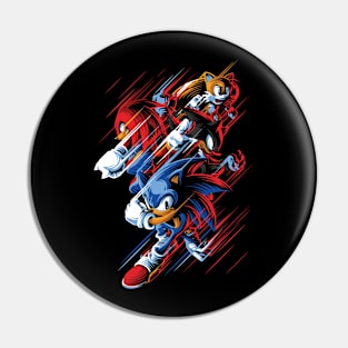 Sonic Anime and Video Game Fanart Pin