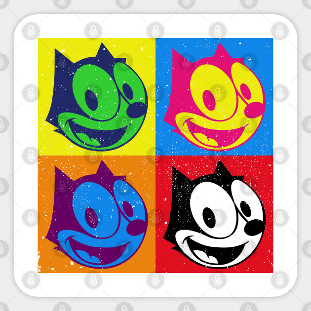Felix The Cat Pop Art Felix The Cat Sticker Teepublic