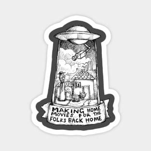 Subterranean Homesick Alien - Radiohead Illustrated lyrics. Magnet