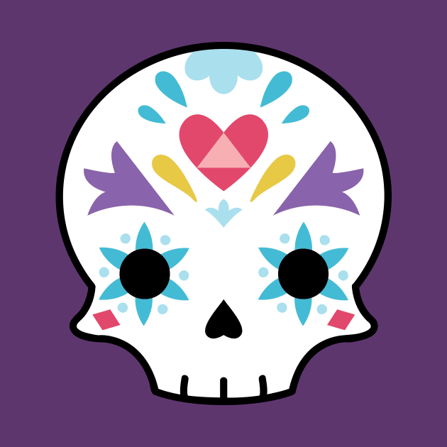 Sugar skull heart by Laura_Nagel