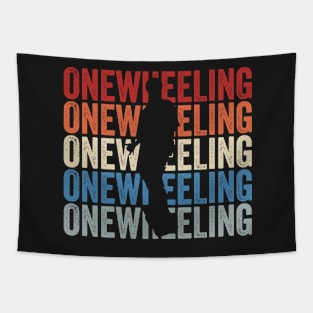 onewheeling vintage design - Onewheel style Tapestry