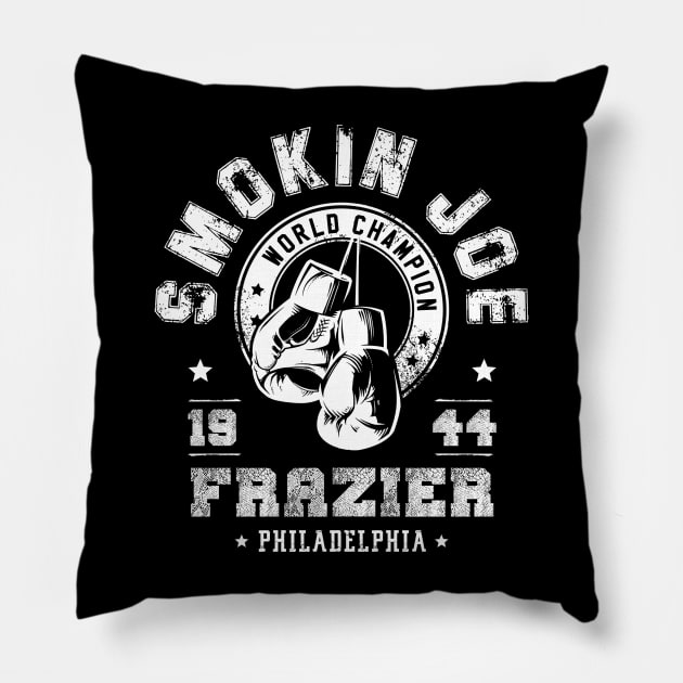 Joe Frazier Boxing Pillow by CulturedVisuals