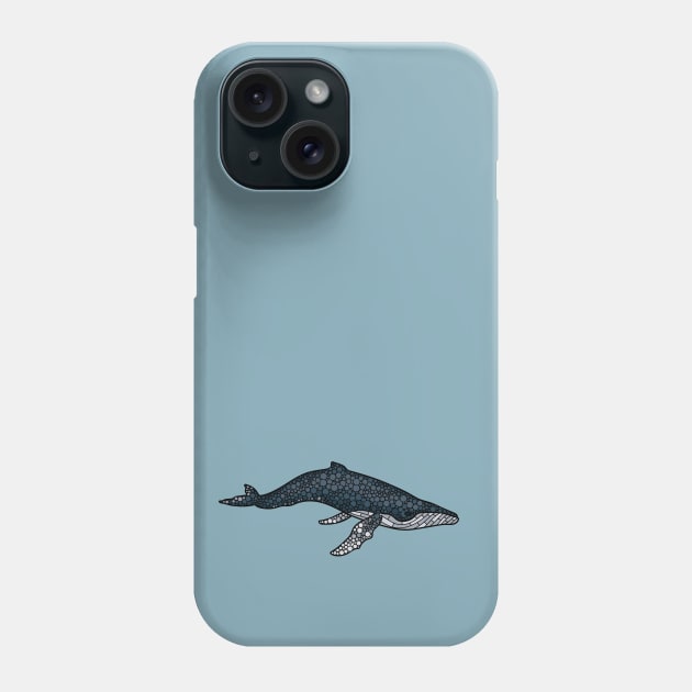 HUMPBACK WHALE Phone Case by DesignsByDoodle