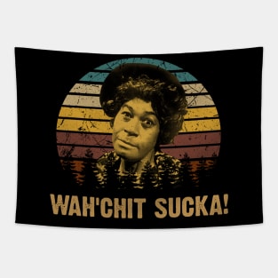 Graphic Wah'chit Sucka Movie Tapestry